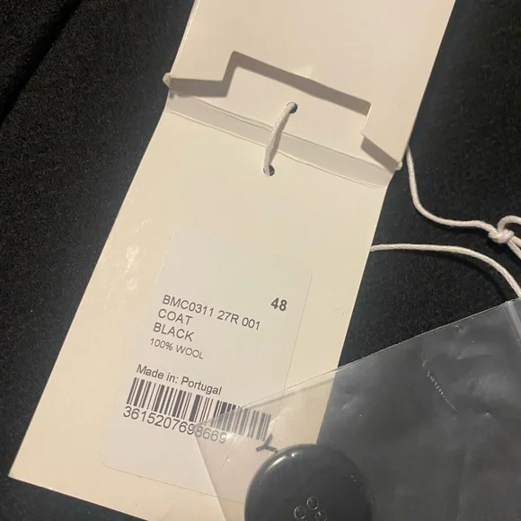 Men’s Givenchy Unicorn Buttons Double-Breasted Coat Pea Coats